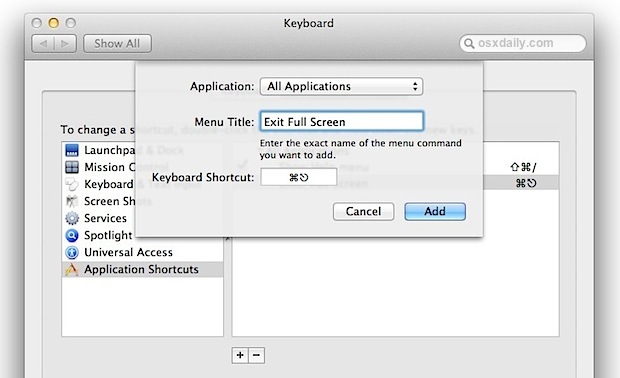 Create app shortcut mac os free